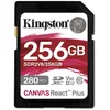 Image de Kingston Canvas React Plus - Carte mémoire flash - 256 Go - Video Class V60 / UHS-II U3 / Class10 - SDXC UHS-II