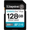 Image de Kingston Canvas Go! Plus - Carte mÃ©moire flash - 128 Go - Video Class V30 / UHS-I U3 / Class10 - SDXC UHS-I