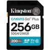 Image de Kingston Canvas Go! Plus - Carte mÃ©moire flash - 256 Go - Video Class V30 / UHS-I U3 / Class10 - SDXC UHS-I