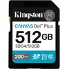 Image de Kingston Canvas Go! Plus - Carte mÃ©moire flash - 512 Go - Video Class V30 / UHS-I U3 / Class10 - SDXC UHS-I