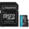 Image de Kingston Canvas Go! Plus - Carte mÃ©moire flash (adaptateur microSDXC vers SD inclus(e)) - 128 Go - A2 / Video Class V30 / UHS-I U3 / Class10 - microSDXC UHS-I