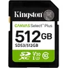Image de Kingston Canvas Select Plus - Carte mÃ©moire flash - 512 Go - Video Class V30 / UHS-I U3 / Class10 - SDXC UHS-I