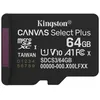 Image de Kingston Canvas Select Plus - Carte mÃ©moire flash - 64 Go - A1 / Video Class V10 / UHS-I U1 / Class10 - microSDXC UHS-I