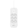 Image de Belkin Connect - Protection contre les surtensions - avec ports USB-C et USB-A - AC - connecteurs de sortie : 6 - 2 m cordon