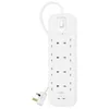 Image de belkin multiprise de protection contre les surtensions 900j 30w 8 prises electriques