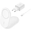 Image de Belkin BoostCharge Casques, Smartphone Blanc USB Recharge sans fil Charge rapide IntÃ©rieure