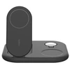 Image de Socle de recharge 3-en-1 aimanté (Qi2) et pliable, 15W, noir en occasion ou reconditionné