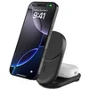 Image de Socle de Charge 2-en-1 pour iPhone / AirPods Compatible MagSafe Qi2 25W Pliable Belkin Noir