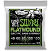 Image de Ernie Ball 2816 - Jeu De 5 Cordes Basse Regular Slinky Flatwound- 45-130