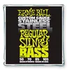 Image de Ernie Ball Ep02842 - Basse Slinky Stainless Steel - Jeu De Cordes Basse - Acier Inox - Son Brillant Et Percutant - Longue DurÃ©e De Vie