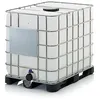 Image de CUVE DE STOCKAGE 1000L IBC RENOVE GRILLAGE TRANSLUCIDE POUR LIQUIDES HORS CARBURANTS
