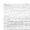 Image de Congrats Foil - Papier White Congrats Silver Foil