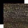 Image de Love Story Foil - Papier Black Love Story Gold Foil