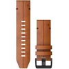 Image de Garmin - Bracelet de rechange - Bracelet QuickFit 26mm Cuir Marron en Cuir