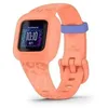 Image de Garmin vivofit jr. 3 - Tracker d'activitÃ©s avec bracelet - silicone - de couleur orange - taille du poignet : 130-175 mm - Bluetooth - 25 g - lÃ©opard pÃªche