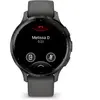 Image de Montre connectée en acier inoxydable avec boîtier et bracelet en silicone Garmin Venu® 3S 41 mm Gris TU 010-02785-00