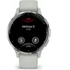 Image de Montre connectée en acier inoxydable avec boîtier et bracelet en silicone Garmin Venu® 3S 41 mm Vert TU 010-02785-01