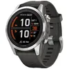 Image de Garmin Fenix 7S Pro - Solar Edition - 42 mm - polymÃ¨re renforcÃ© de fibres - Oui Montre connectÃ©e avec bracelet - silicone - graphite - taille du poignet : 108-182 mm - affichage 1.2" - 32 Go -...