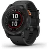 Image de Garmin fenix 7 Pro Solar - 47 mm - gris ardoise - montre de sport avec bracelet - silicone - noir - taille du poignet : 125-208 mm - affichage 1.3" - 32 Go - Bluetooth, ANT+, Wi-Fi - 79 g