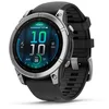 Image de Garmin - Montre GPS - Fenix E Amoled 47mm Acier Silver - Noir