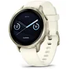 Image de Garmin Venu 4 AMOLED 41 mm - Or avec bracelet Silicone Ivoire - Wifi GPS (010-03013-00)