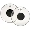 Image de Peau De Tom Ou Caisse Claire 15'' - Remo Cs Controlled Sound Transparente Rond Noir - Cs-0315-10
