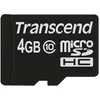 Image de Transcend TS4GUSDC10 mÃ©moire flash 4 Go MicroSDHC NAND Classe 10