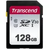 Image de Transcend 300S - Carte mÃ©moire flash - 128 Go - Video Class V30 / UHS-I U3 / Class10 - SDXC UHS-I