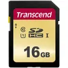 Image de Transcend 500S - Carte mÃ©moire flash - 16 Go - UHS-I U1 / Class10 - SDHC UHS-I