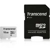 Image de Transcend 300S - Carte mÃ©moire flash (adaptateur inclus(e)) - 16 Go - UHS-I U1 / Class10 - microSDHC UHS-I