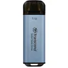 Image de Transcend ESD300C - SSD - 1 To - externe (portable) - USB 3.2 Gen 2x1 (USB-C connecteur) - bleu ciel