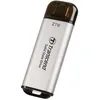 Image de Transcend ESD300S - SSD - 2 To - externe (portable) - USB 3.2 Gen 2x1 (USB-C connecteur) - argent