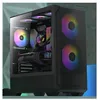 Image de Antec NX416L - Mid tower - ATX - panneau latÃ©ral fenÃªtrÃ© (verre trempÃ©) - pas d'alimentation - blanc - USB/Audio