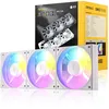 Image de Antec C120 ARGB Boitier PC Ventilateur 12 cm Blanc 3 piÃ¨ces