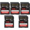 Image de 5PCS Carte mÃ©moire SD SDXC 128 Go SanDisk Extreme Pro SDXC UHS-I U3 Class10 jusqu'Ã  200Mb/s