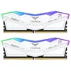 Image de Team Group Delta White RGB DDR5 6000MHz 32GB 2x16GB CL30 Dual AMD EXPO e Intel XMP Blanco