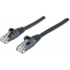 Image de Intellinet 342063 cÃ¢ble de rÃ©seau Noir 2 m Cat6 U/UTP (UTP)