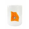 Image de Mug YY VERTICAL Climbing mugs (Blanc/Orange)
