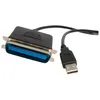 Image de StarTech.com CÃ¢ble Adaptateur de 3m USB vers 1 Port ParallÃ¨le pour Imprimante - MÃ¢le MÃ¢le - Adaptateur parallÃ¨le - USB 2.0 - IEEE 1284 - noir