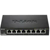 Image de D-Link DGS-108 L2 Gigabit Ethernet (10/100/1000) Noir