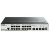 Image de D-Link SmartPro DGS-1510-20 - Commutateur - C3 - GÃ©rÃ© - 16 x 10/100/1000 + 2 x Gigabit SFP + 2 x 10 Gigabit SFP+ - de bureau, Montable sur rack