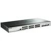 Image de D-Link SmartPro DGS-1510-28X - Commutateur - C3 - GÃ©rÃ© - 24 x 10/100/1000 + 4 x 10 Gigabit SFP+ - de bureau, Montable sur rack