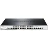 Image de D-Link SmartPro DGS-1510-28XMP - Commutateur - C3 - GÃ©rÃ© - 24 x 10/100/1000 (PoE+) + 4 x 10 Gigabit SFP+ - de bureau, Montable sur rack - PoE+ (370 W)