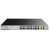 Image de D-Link DGS 1026MP - Commutateur - non gÃ©rÃ© - 24 x 10/100/1000 (PoE) + 2 x SFP Gigabit combinÃ© - Montable sur rack, de bureau - PoE (370 W)