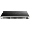 Image de D-Link DGS 1510-52XMP - Commutateur - C3 - intelligent - 48 x 10/100/1000 (PoE+) + 4 x 10 Gigabit SFP+ - Montable sur rack - PoE+ (370 W)