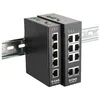 Image de D-Link DIS 100E-8W - Commutateur - non gÃ©rÃ© - 8 x 10/100 - Montage sur rail DIN, fixation murale - Tension CC