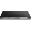 Image de D-Link DGS 1250-52XMP - Commutateur - L3 Lite - intelligent - 48 x 10/100/1000 (PoE) + 4 x 10 Gigabit SFP+ - Montable sur rack - PoE (370 W)