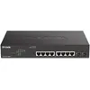 Image de D-Link DGS 1100-10MPV2 - Commutateur - intelligent - 8 x 10/100/1000 (PoE) + 2 x Gigabit SFP - Montable sur rack - PoE (130 W)