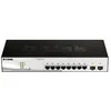 Image de D-Link DGS 1210-10 - Commutateur - intelligent - 8 x 10/100/1000 + 2 x Gigabit SFP - de bureau, Montable sur rack