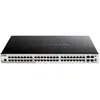 Image de D-Link DGS 1510-52XMP - Commutateur - C3 - intelligent - 48 x 10/100/1000 (PoE+) + 4 x 10 Gigabit SFP+ - de bureau, Montable sur rack - PoE+ (370 W)